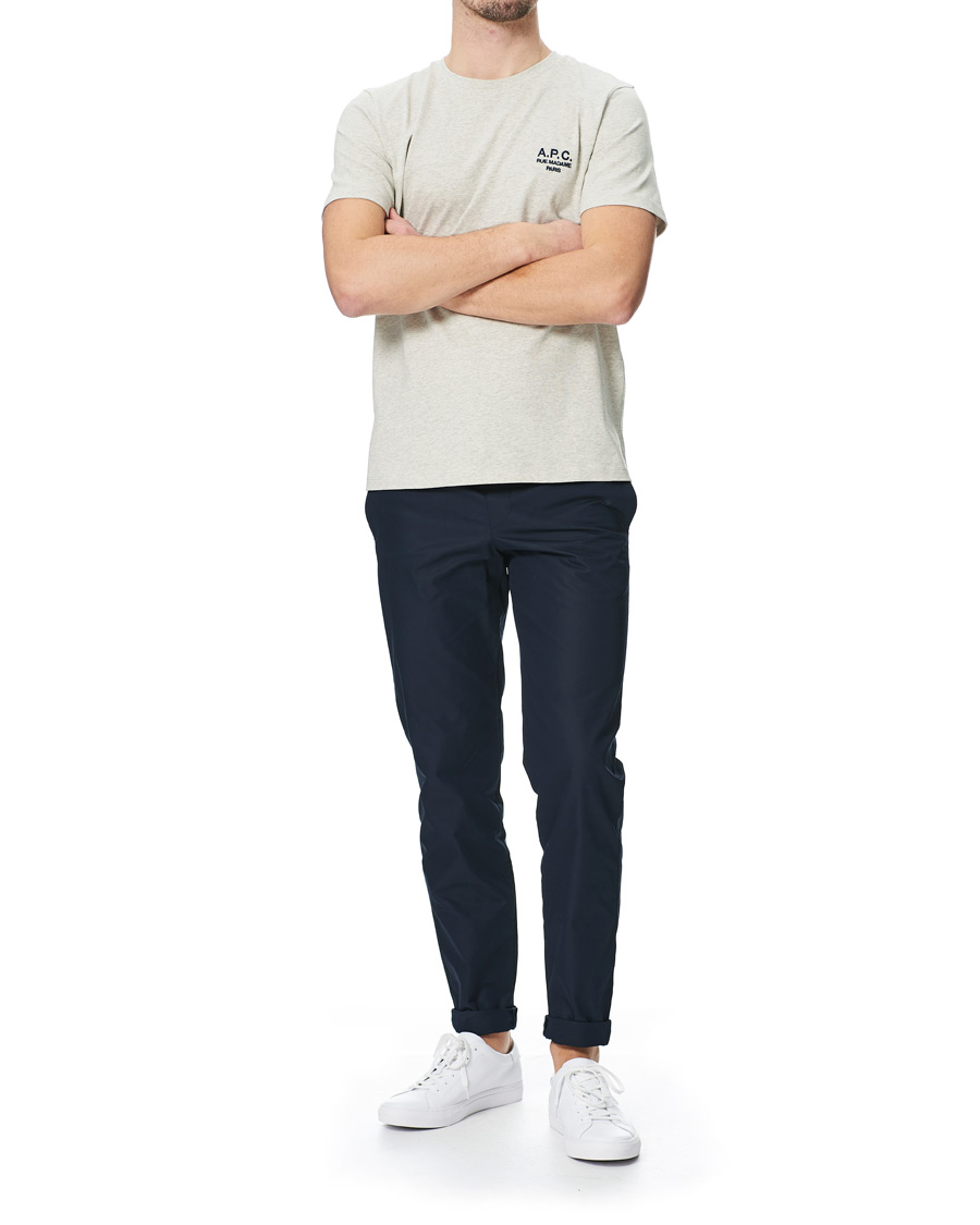Herr | T-Shirts | A.P.C. | Raymond Short Sleeve T-Shirt Ecru