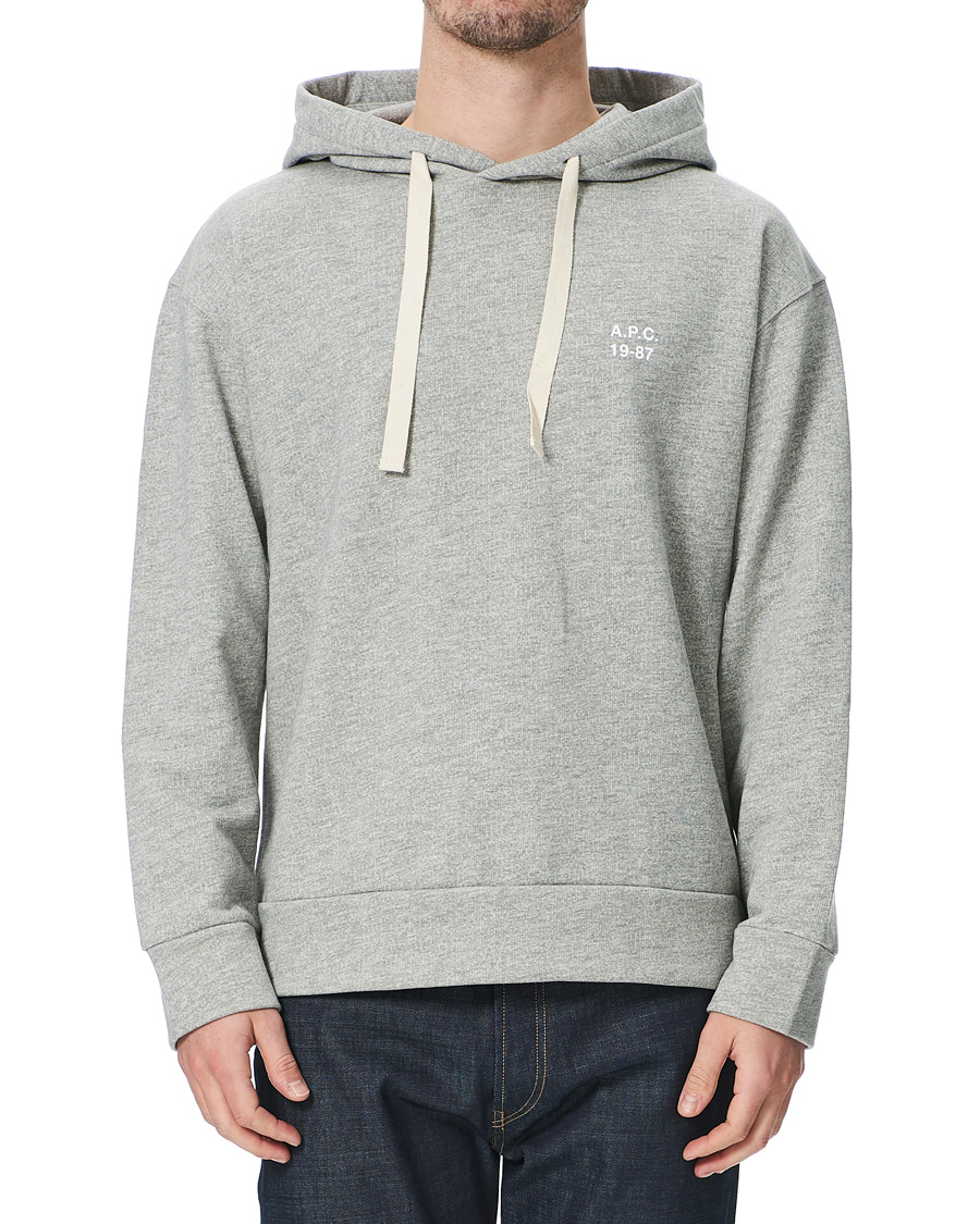 Herr | Tröjor | A.P.C. | Jason Vintage Hoodie Heather Grey