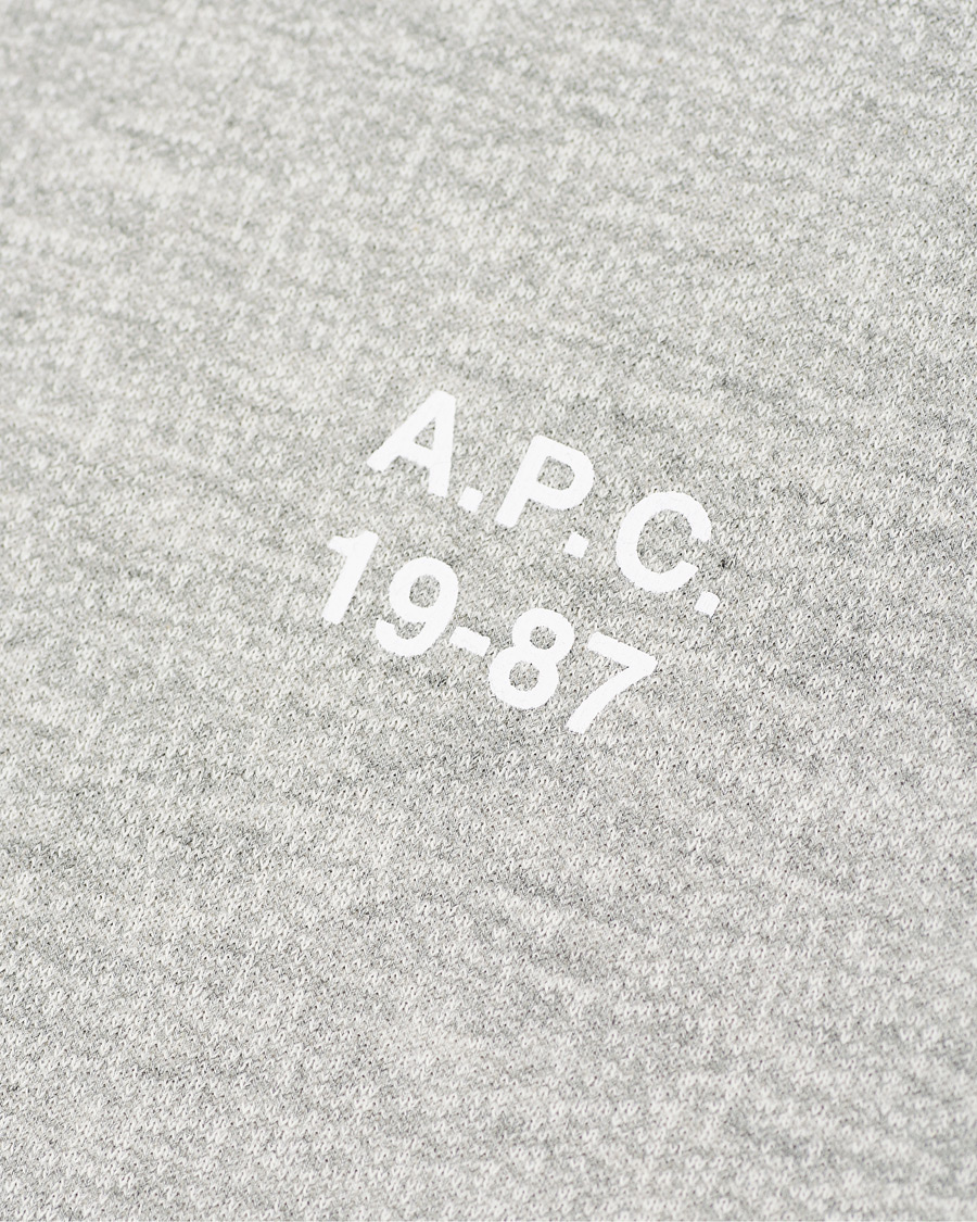 Herr | Tröjor | A.P.C. | Jason Vintage Hoodie Heather Grey