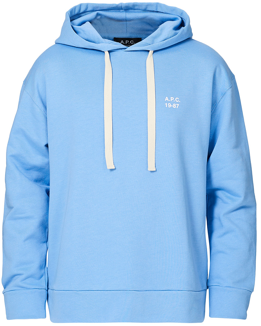 Herr | Tröjor | A.P.C. | Jason Vintage Hoodie Light Blue