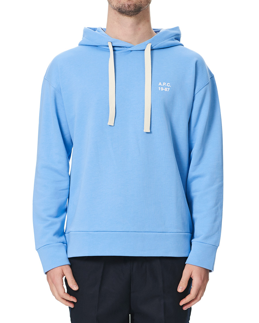 Herr | Tröjor | A.P.C. | Jason Vintage Hoodie Light Blue
