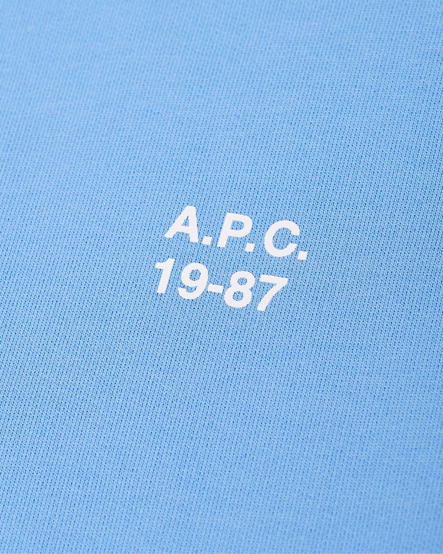 Herr | Tröjor | A.P.C. | Jason Vintage Hoodie Light Blue