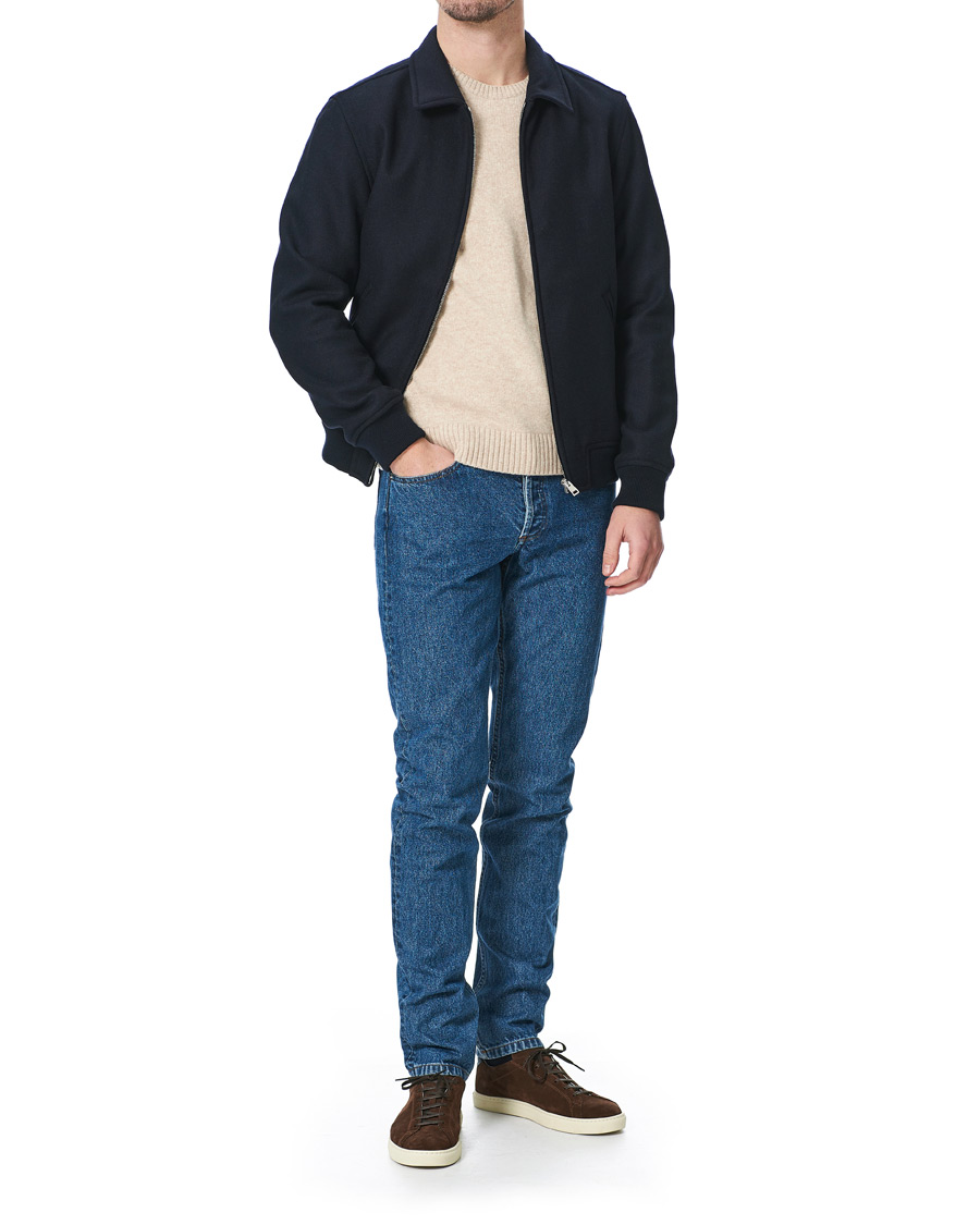 Herr | Jackor | A.P.C. | Wool Bomber jacket Navy