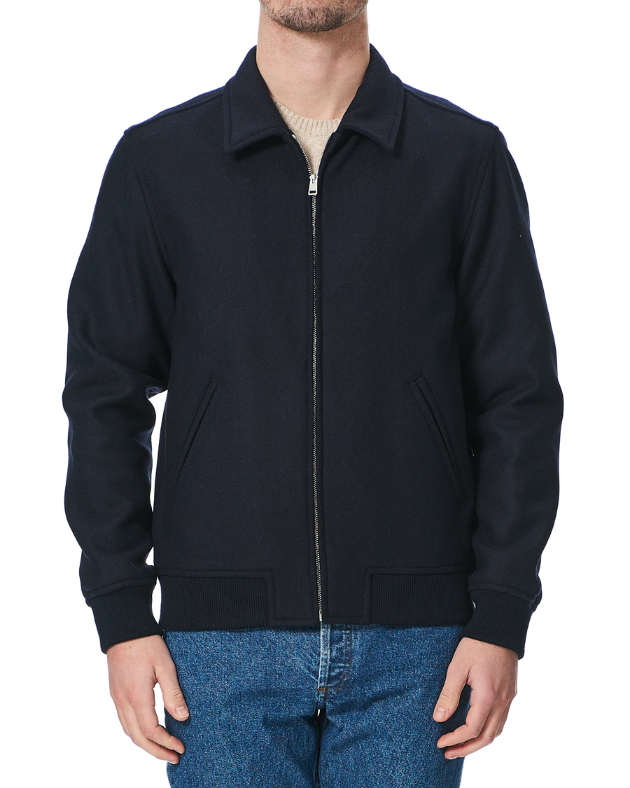 Herr | Jackor | A.P.C. | Wool Bomber jacket Navy