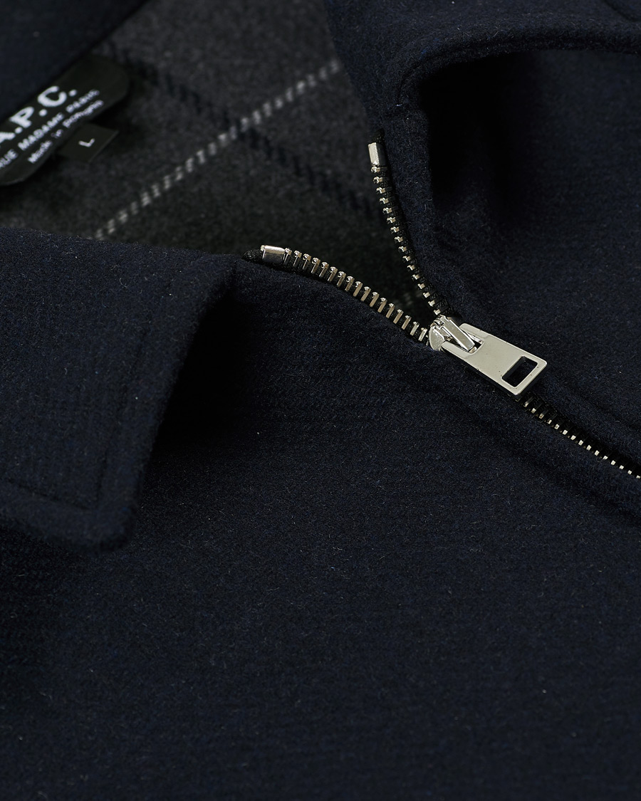 Herr | Jackor | A.P.C. | Wool Bomber jacket Navy