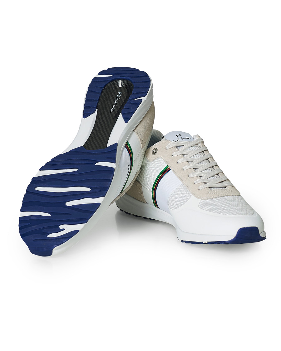 Herr | PS Paul Smith Huey Running Sneakers White | PS Paul Smith | Huey Running Sneakers White