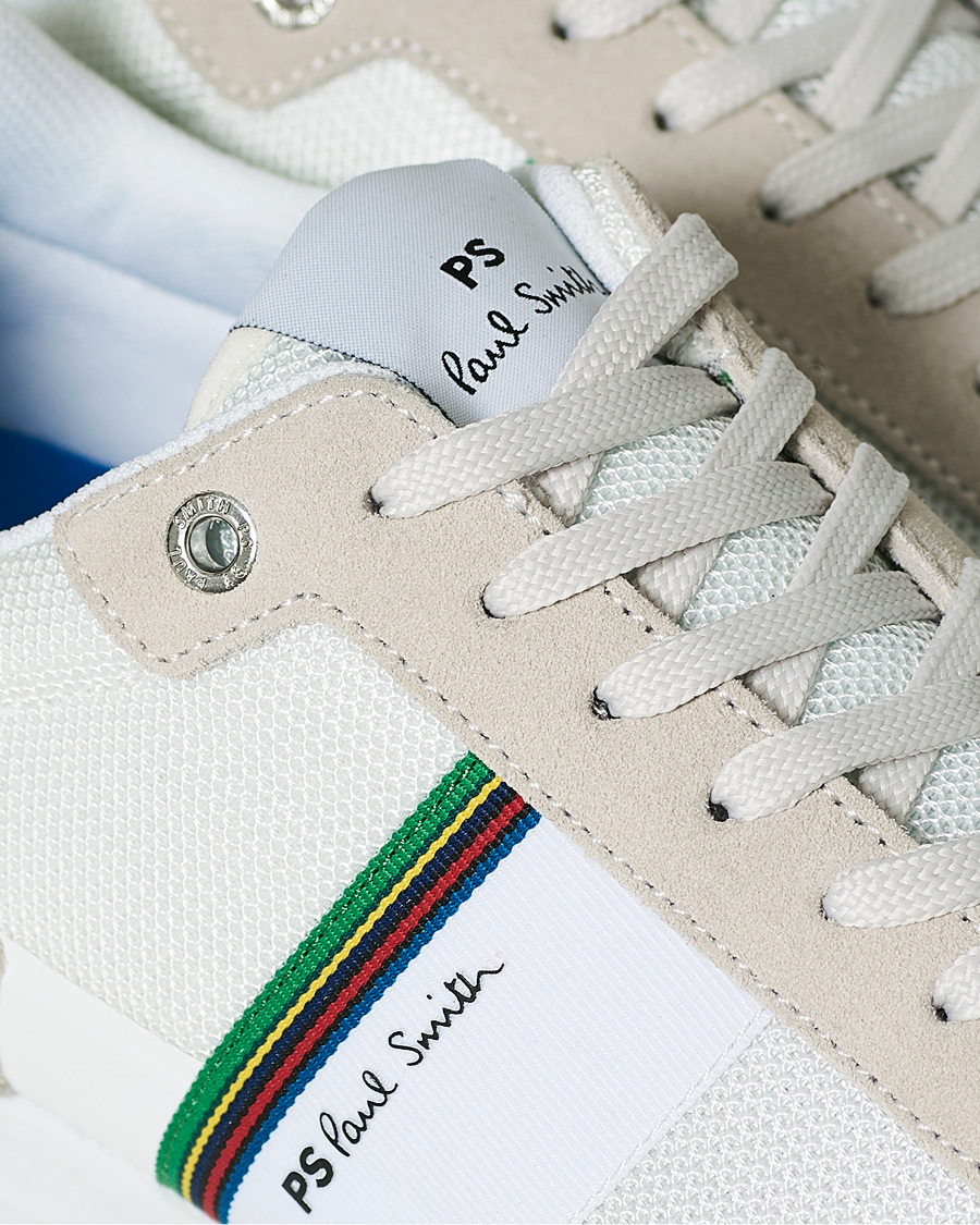 Herr | PS Paul Smith Huey Running Sneakers White | PS Paul Smith | Huey Running Sneakers White