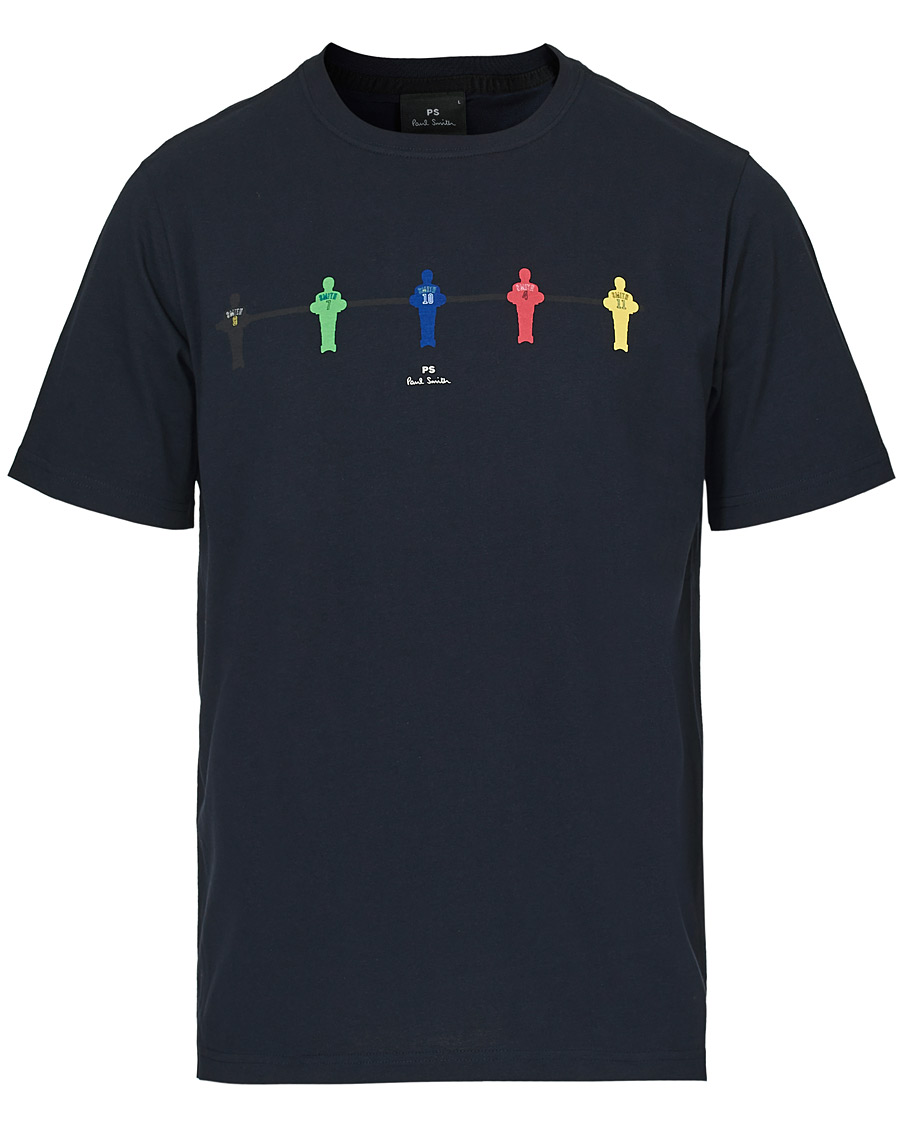 Herr | T-Shirts | PS Paul Smith | Regular Fit Table Football Tee Navy