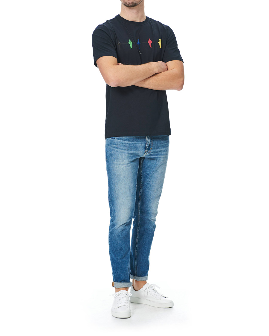 Herr | T-Shirts | PS Paul Smith | Regular Fit Table Football Tee Navy