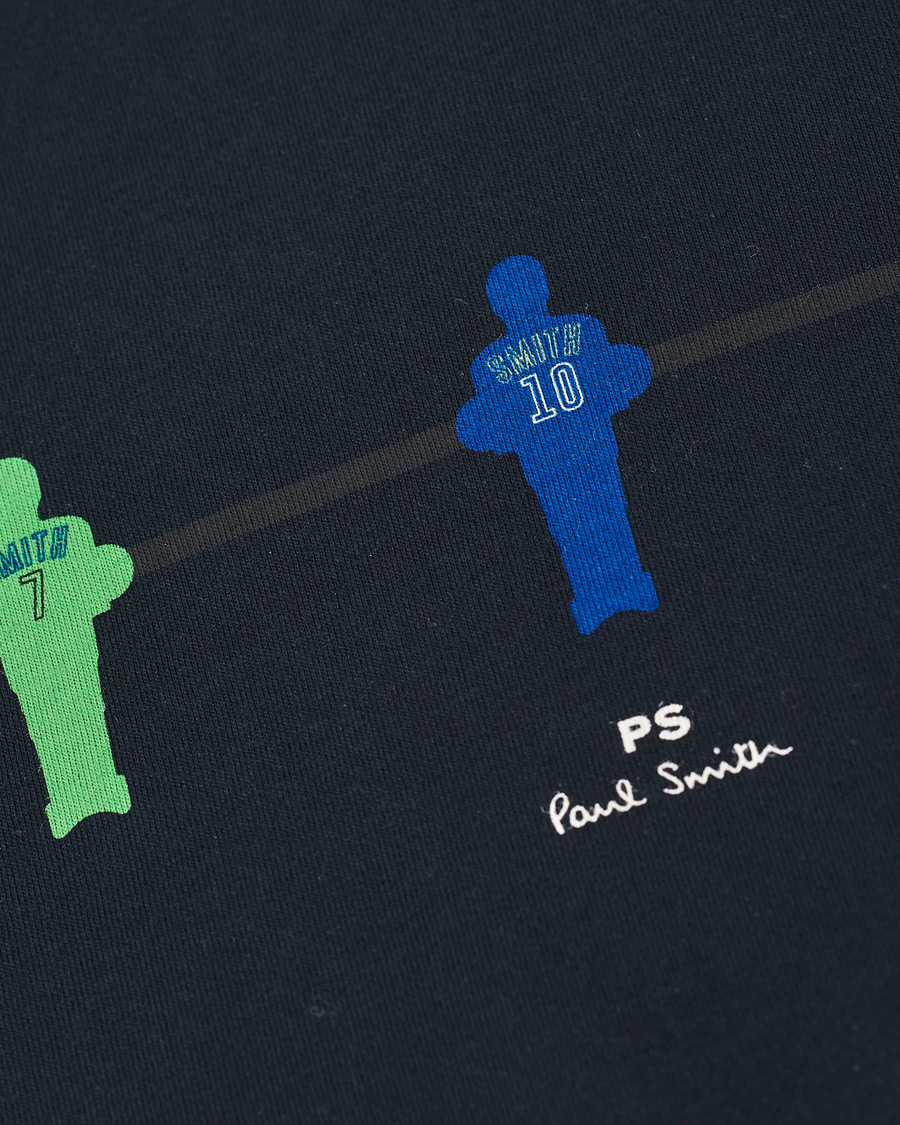 Herr | T-Shirts | PS Paul Smith | Regular Fit Table Football Tee Navy