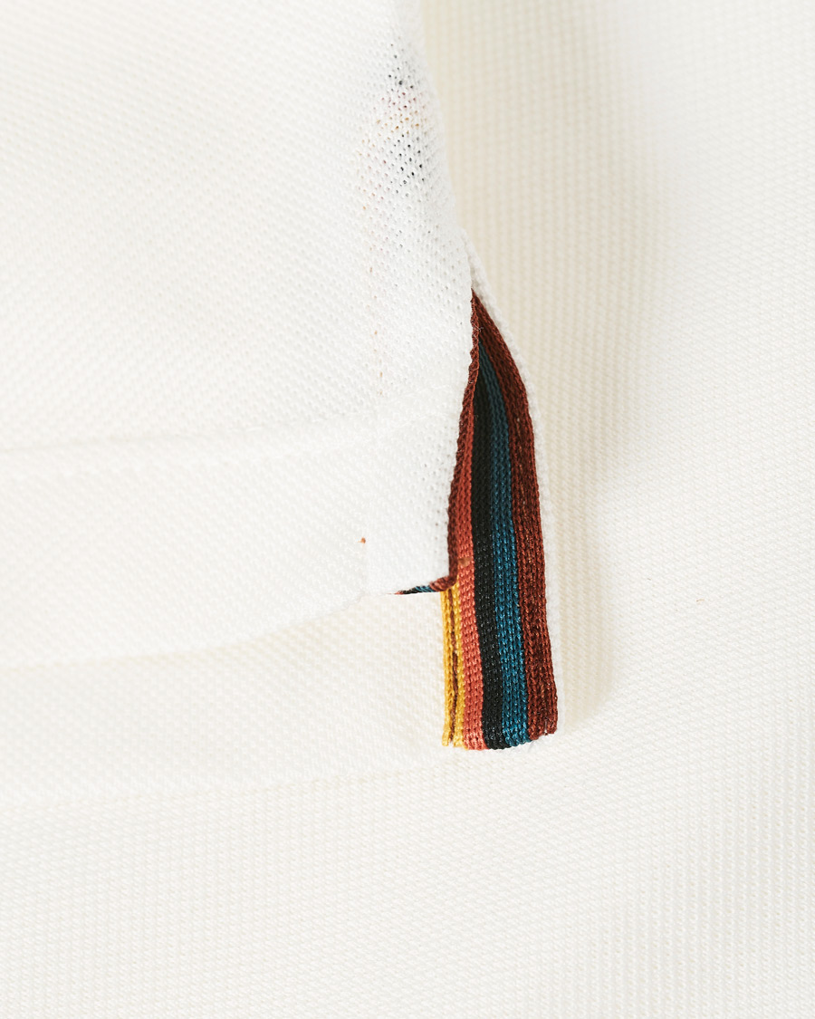 Herr | Pikéer | Paul Smith | Placket Stripe Polo White