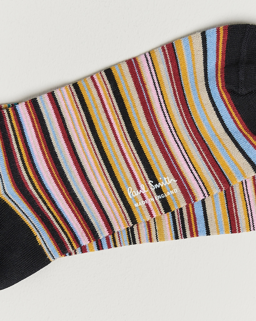 Herr | Best of British | Paul Smith | Mulitstripe Socks Black