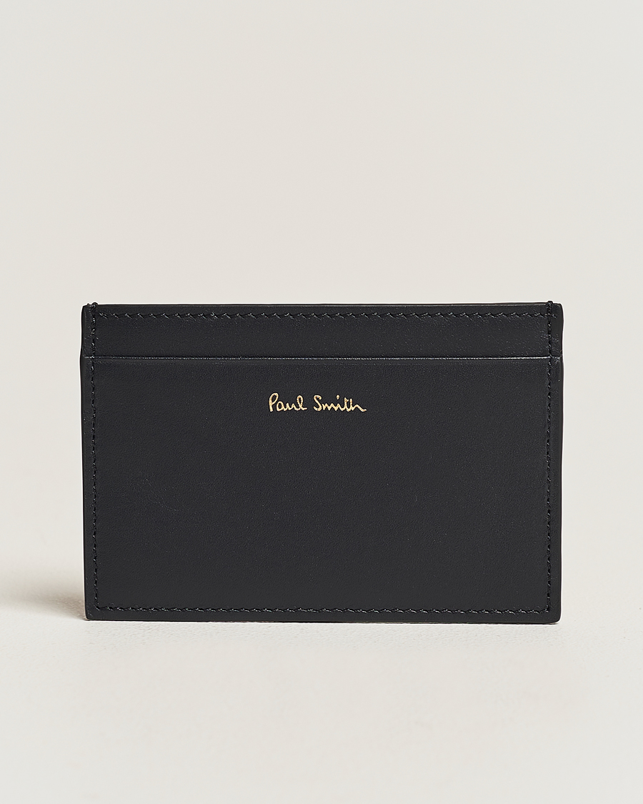 Herr | Best of British | Paul Smith | Signature Stripe Card Holder Black