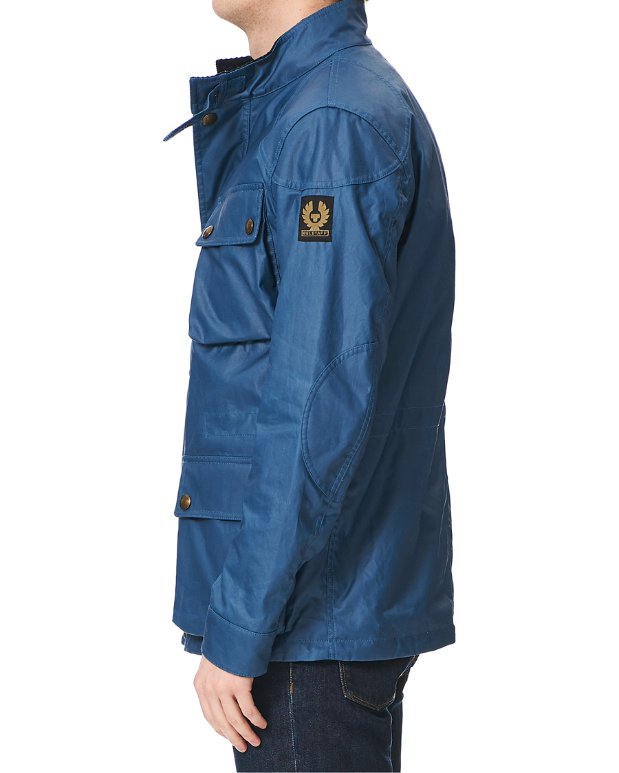 Herr | Jackor | Belstaff | Fieldmaster Waxed Jacket Airforce Blue
