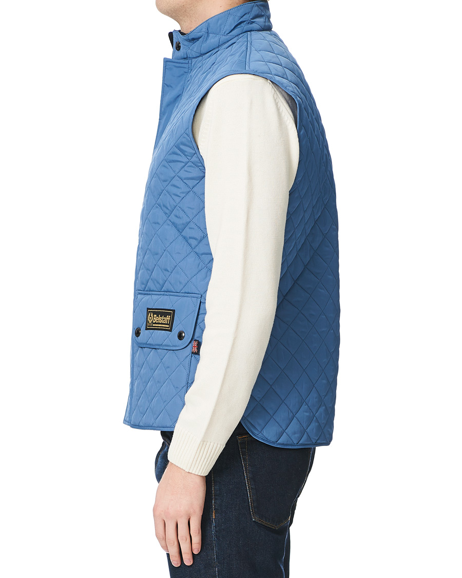 Herr | Jackor | Belstaff | Waistcoat Quilted Airforce Blue