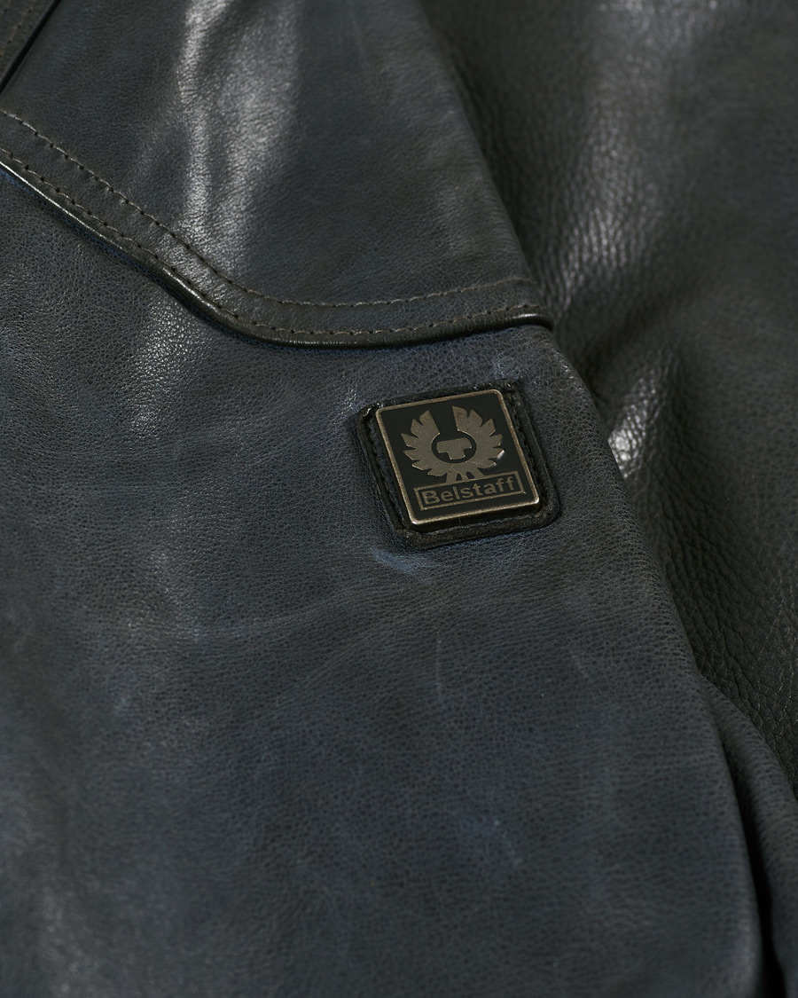 Herr | Jackor | Belstaff | Trialmaster Panther 2.0 Leather Jacket Blue Brown