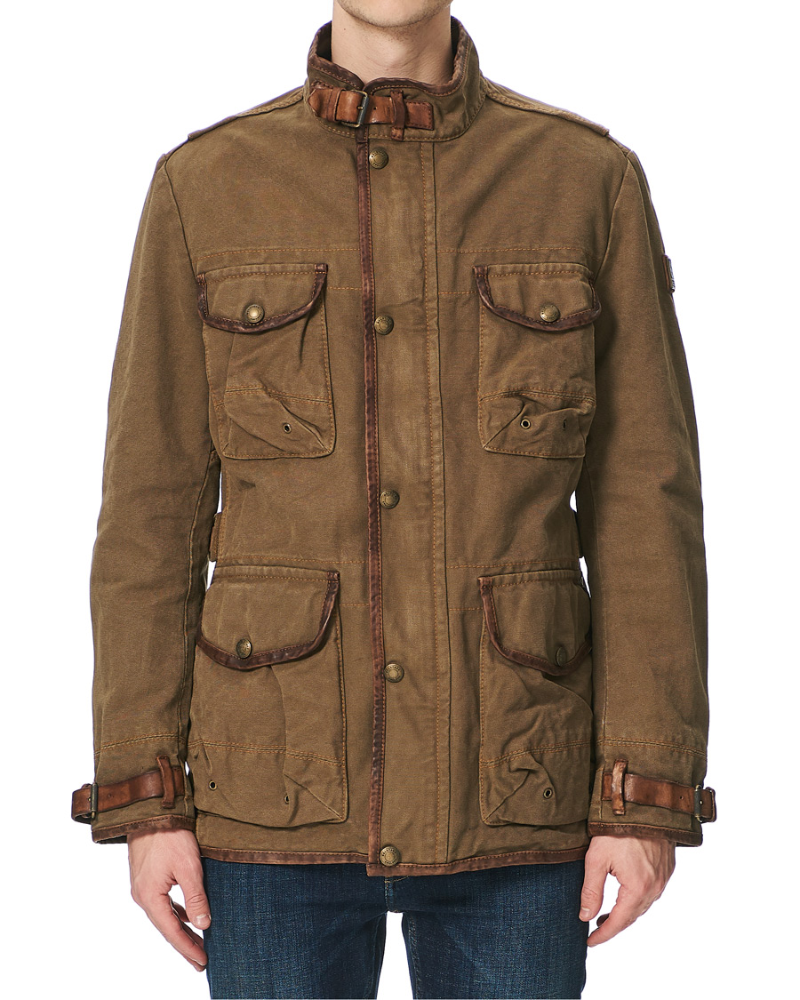 Belstaff Journey Cotton Canvas Utility Jacket Mountain