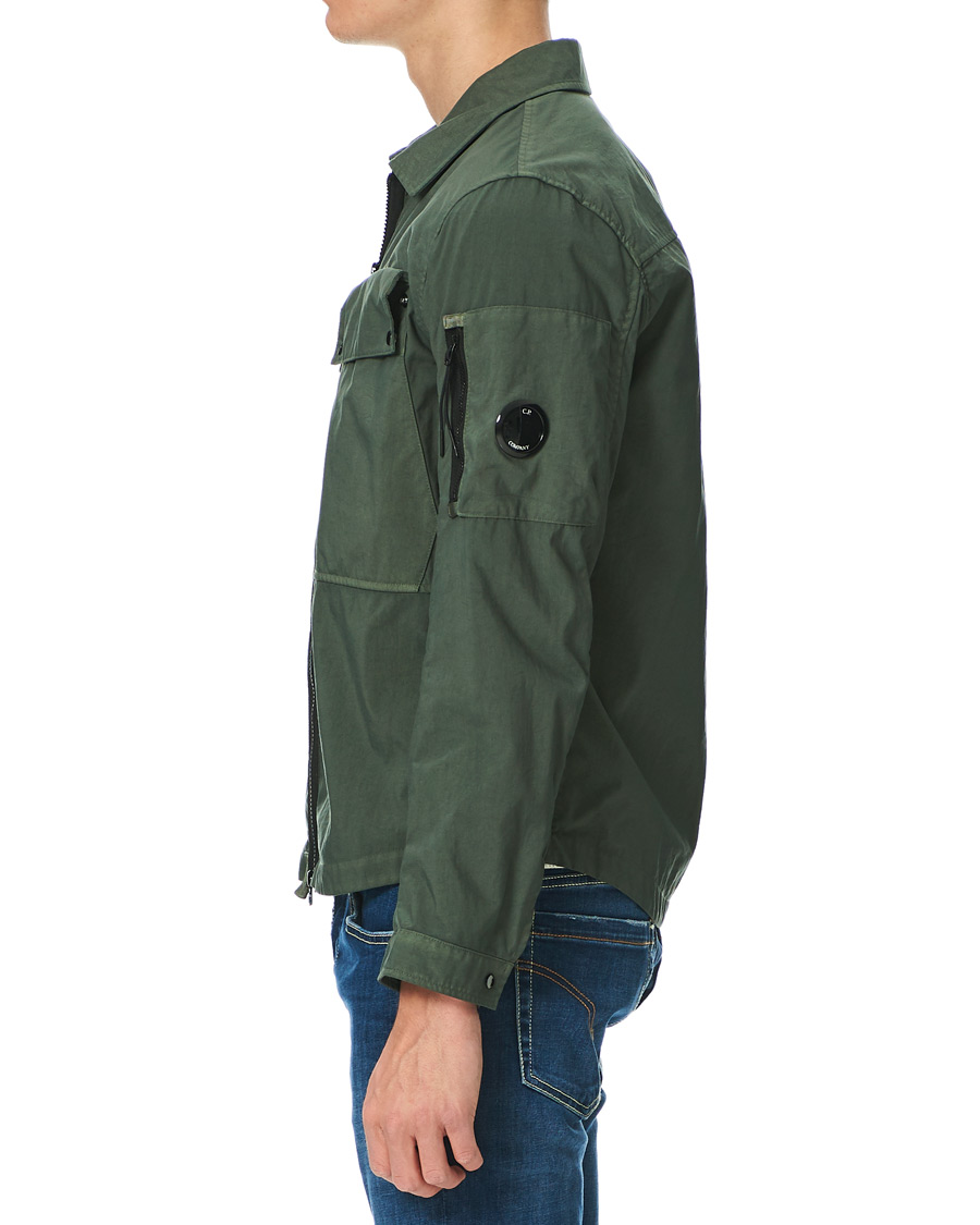 Herr | Skjortor | C.P. Company | Taylon P Garment Dyed Shirt Jacket Green