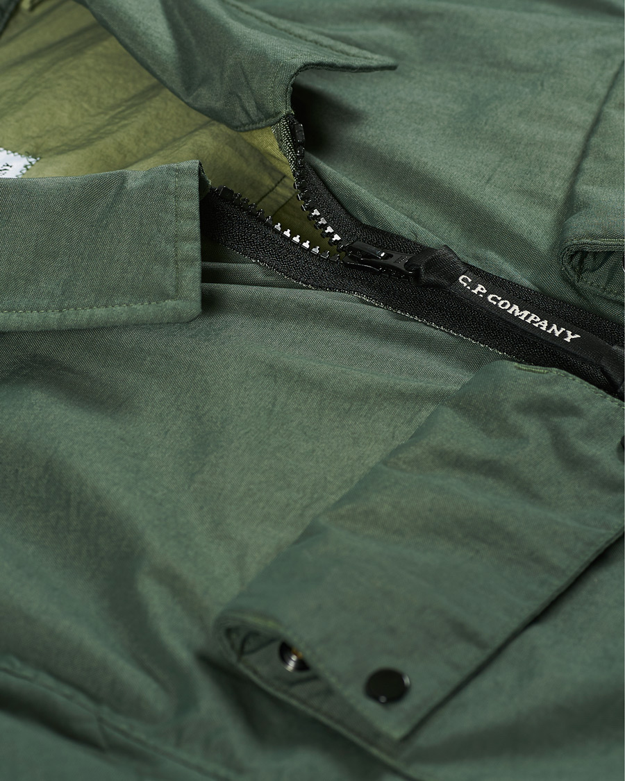 Herr | Skjortor | C.P. Company | Taylon P Garment Dyed Shirt Jacket Green