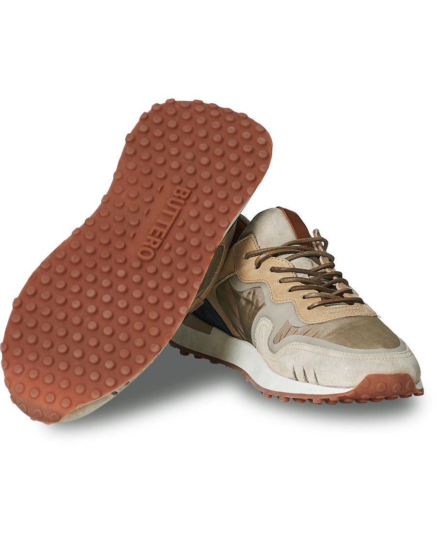 Herr | Buttero Futura Running Sneaker Beige Multi | Buttero | Futura Running Sneaker Beige Multi