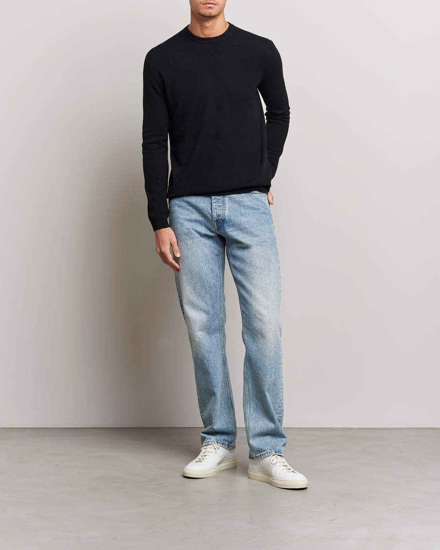 Herr | Tröjor | People's Republic of Cashmere | Cashmere Roundneck Black