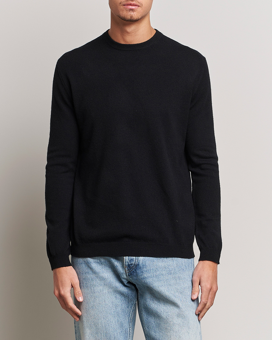 Herr | Tröjor | People's Republic of Cashmere | Cashmere Roundneck Black