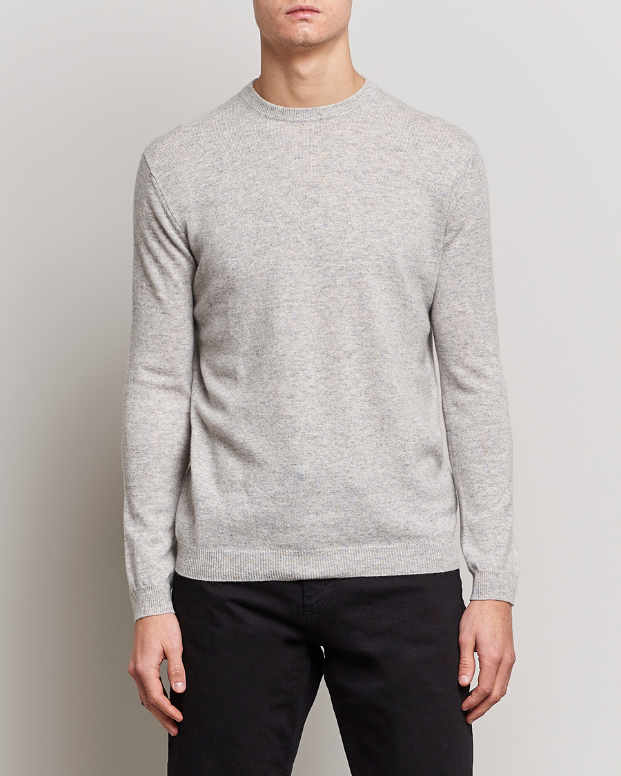 Herr | Tröjor | People's Republic of Cashmere | Cashmere Roundneck Ash Grey