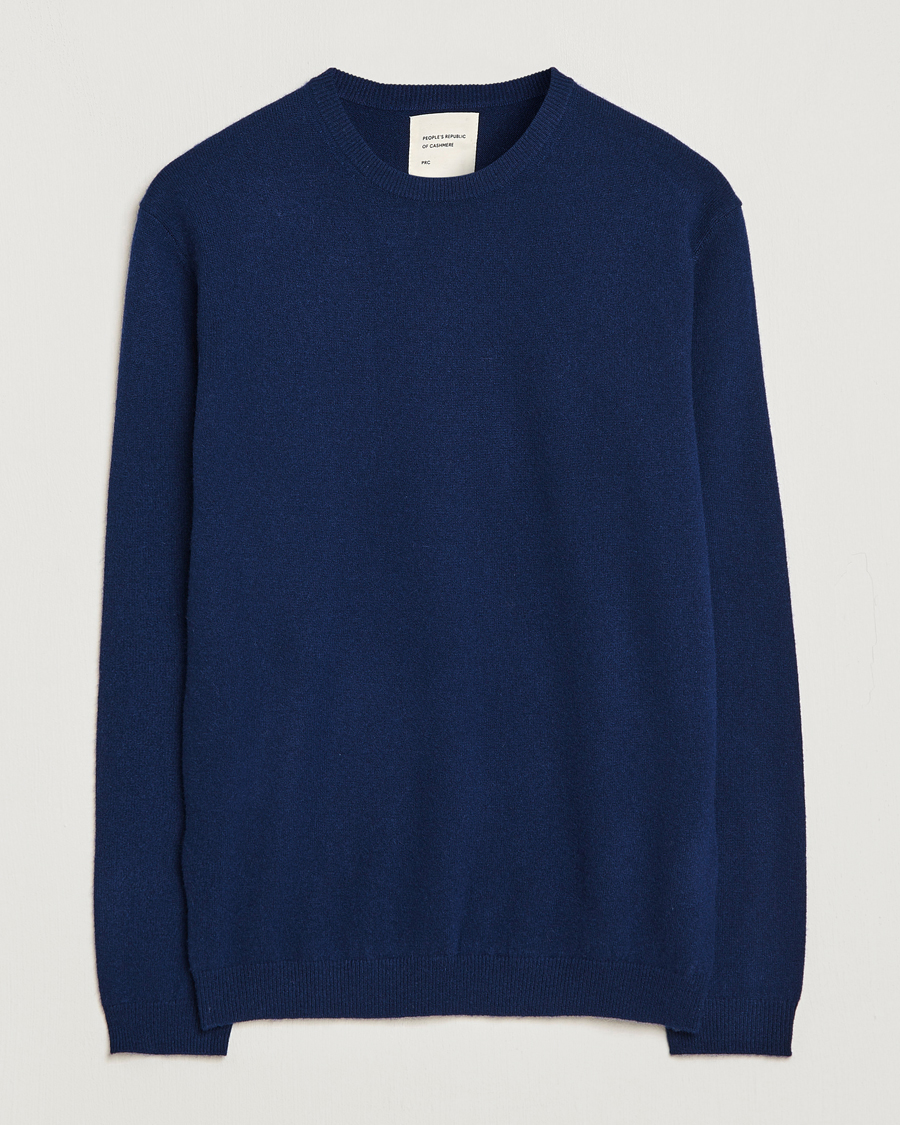 Herr | Tröjor | People's Republic of Cashmere | Cashmere Roundneck Navy