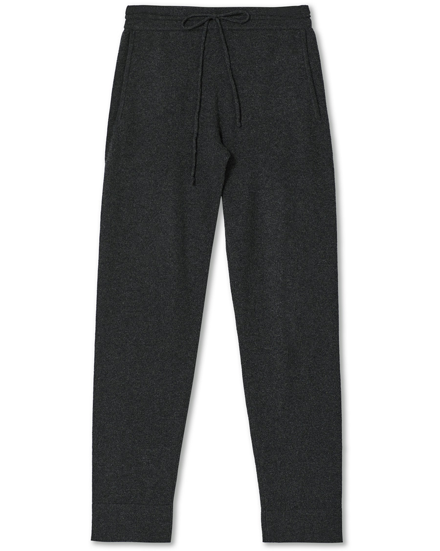Herr | Byxor | People's Republic of Cashmere | Cashmere Sweatpants Dark Grey