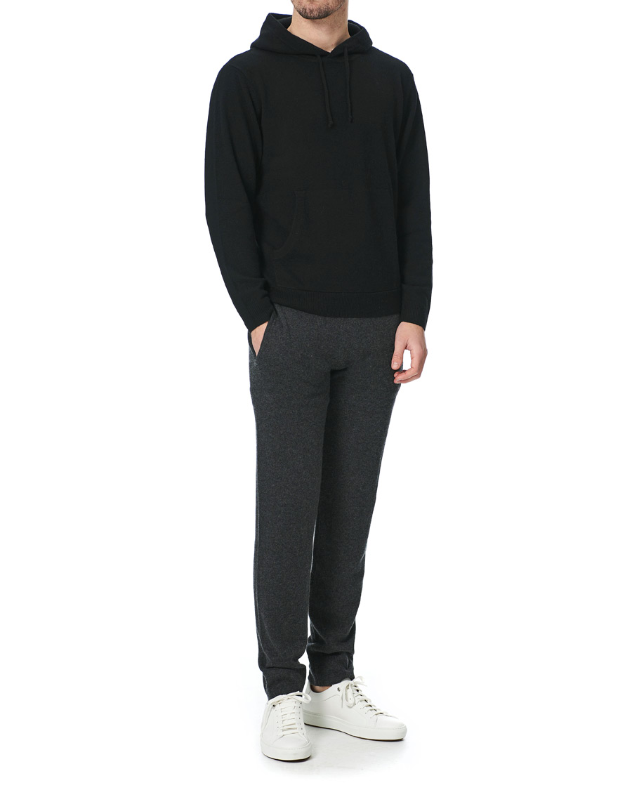 Herr | Byxor | People's Republic of Cashmere | Cashmere Sweatpants Dark Grey