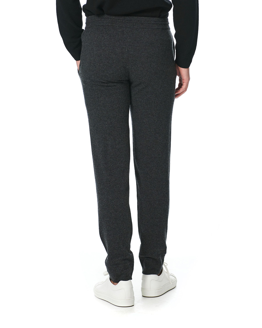 Herr | Byxor | People's Republic of Cashmere | Cashmere Sweatpants Dark Grey
