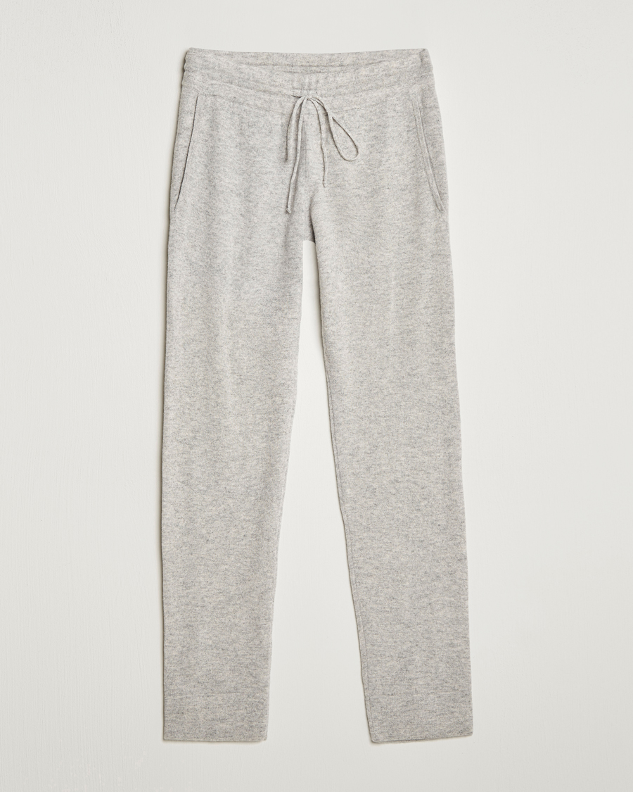 Herr | Byxor | People's Republic of Cashmere | Cashmere Sweatpants Ash Grey