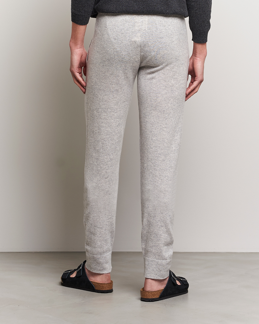Herr | Byxor | People's Republic of Cashmere | Cashmere Sweatpants Ash Grey