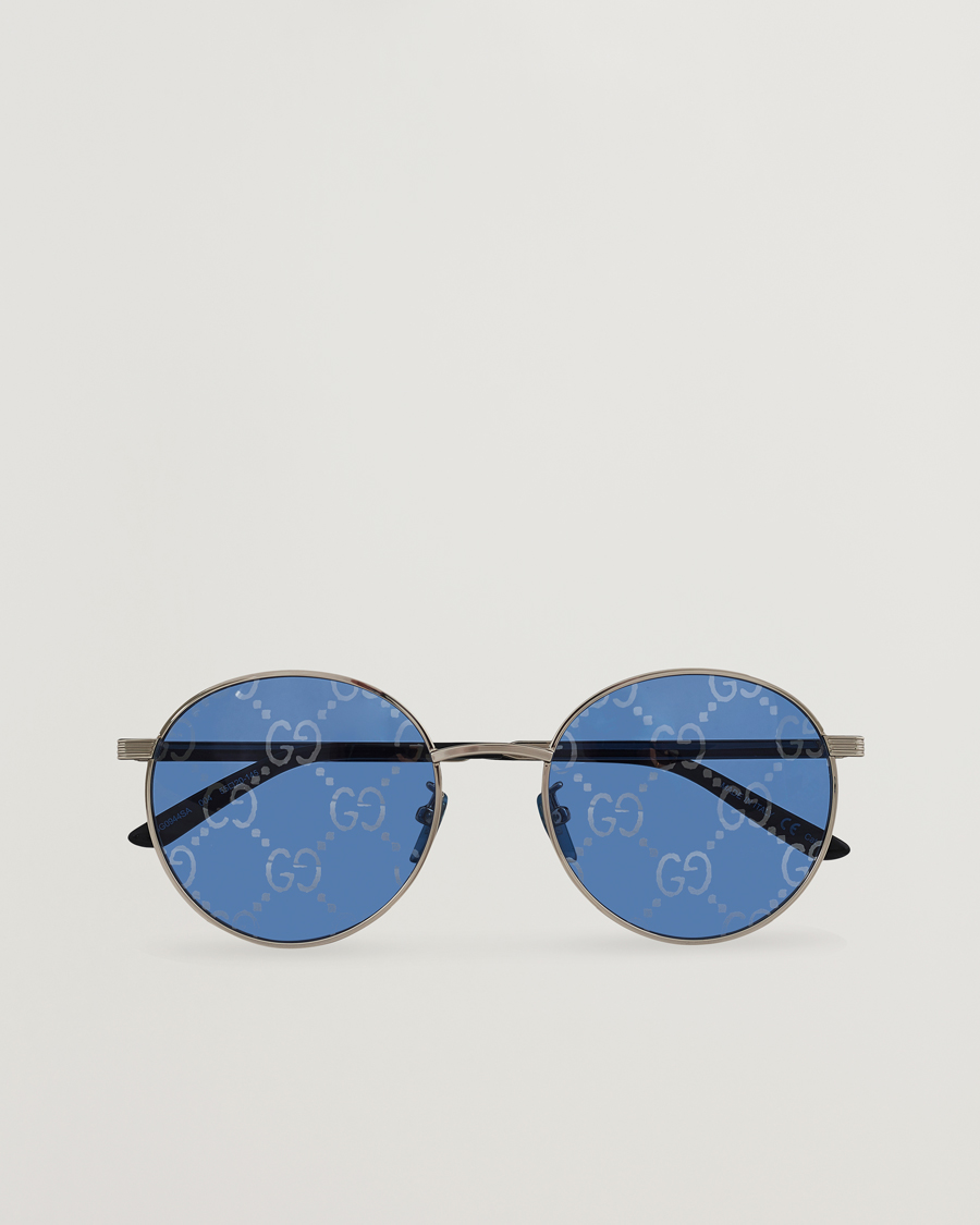 Herr | Gucci GG0944SA Sunglasses Silver/Blue | Gucci | GG0944SA Sunglasses Silver/Blue
