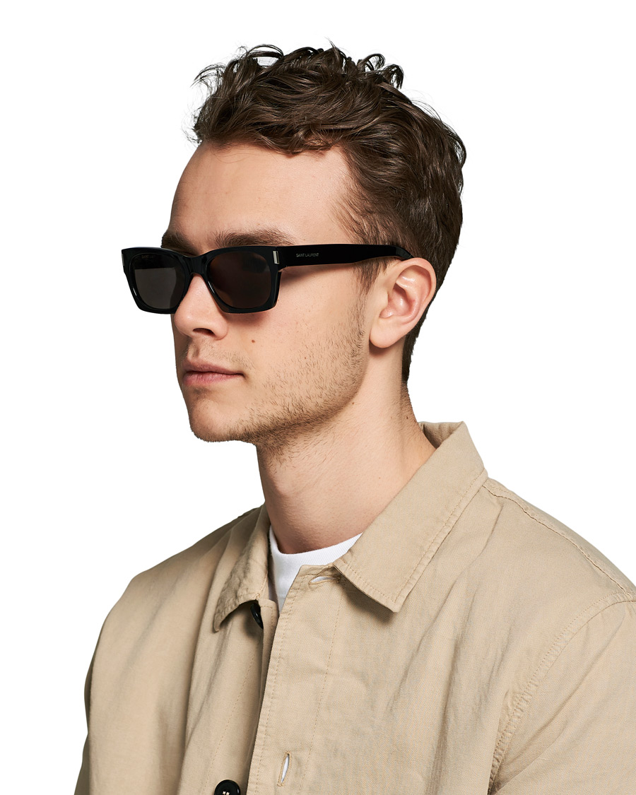 Herr | Fyrkantiga solglasögon | Saint Laurent | SL 402 Sunglasses Black