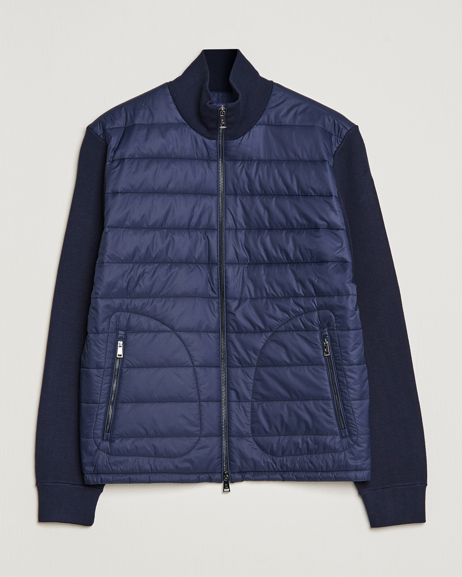 Herr | Jackor | Ralph Lauren Purple Label | Hybrid Zip Jacket Navy