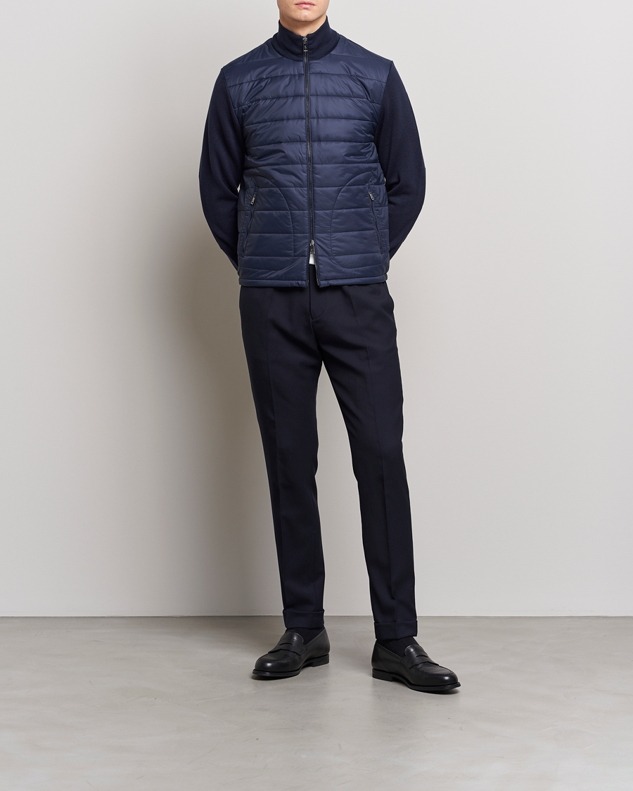 Herr | Jackor | Ralph Lauren Purple Label | Hybrid Zip Jacket Navy