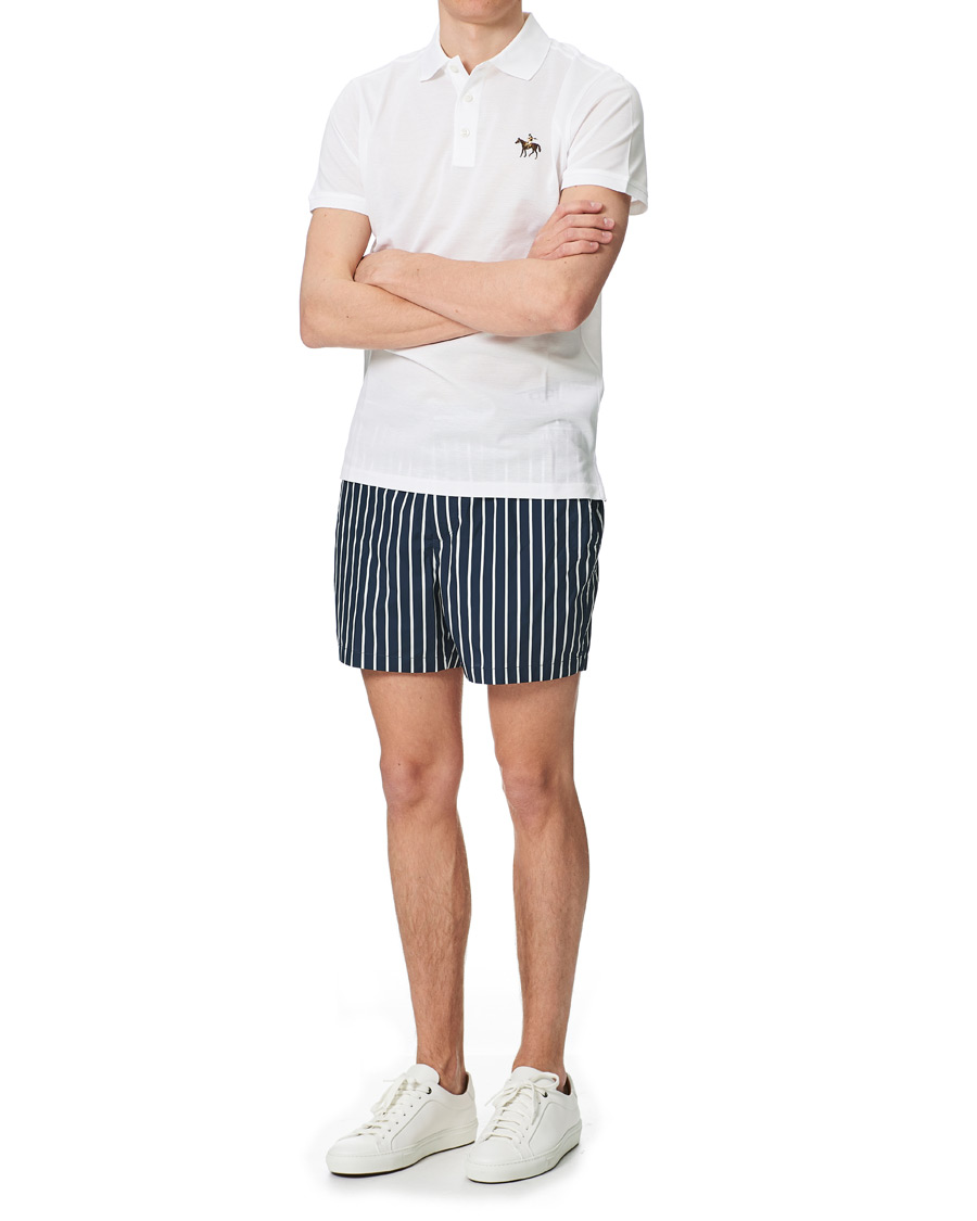 Herr | Badbyxor | Ralph Lauren Purple Label | Riviera Swim Trunks Navy/White