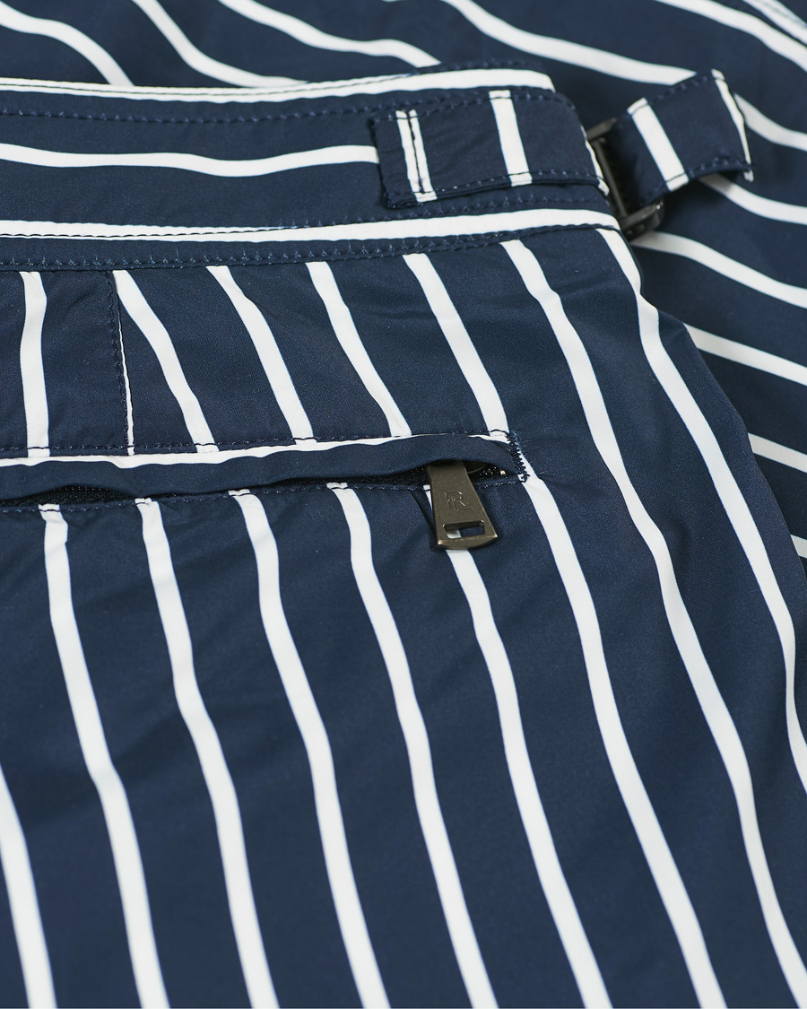 Herr | Badbyxor | Ralph Lauren Purple Label | Riviera Swim Trunks Navy/White