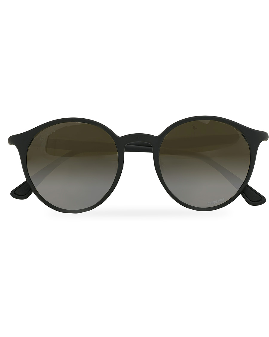 Herr | Ray-Ban RB4336CH Round Sunglasses Matte Black | Ray-Ban | RB4336CH Round Sunglasses Matte Black