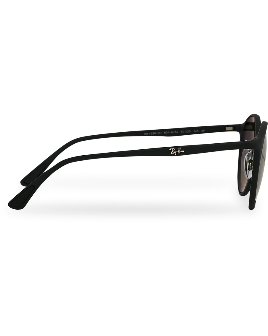 Herr | Ray-Ban RB4336CH Round Sunglasses Matte Black | Ray-Ban | RB4336CH Round Sunglasses Matte Black