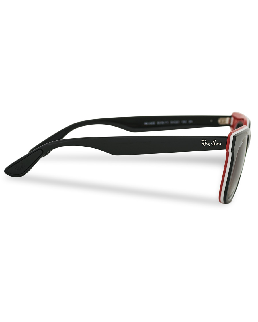Herr | Ray-Ban RB4368 3-Layered Sunglasses Black/White/Red | Ray-Ban | RB4368 3-Layered Sunglasses Black/White/Red