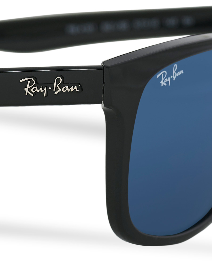 Herr | Ray-Ban RB4181 Sunglasses Shiny Black/Blue | Ray-Ban | RB4181 Sunglasses Shiny Black/Blue