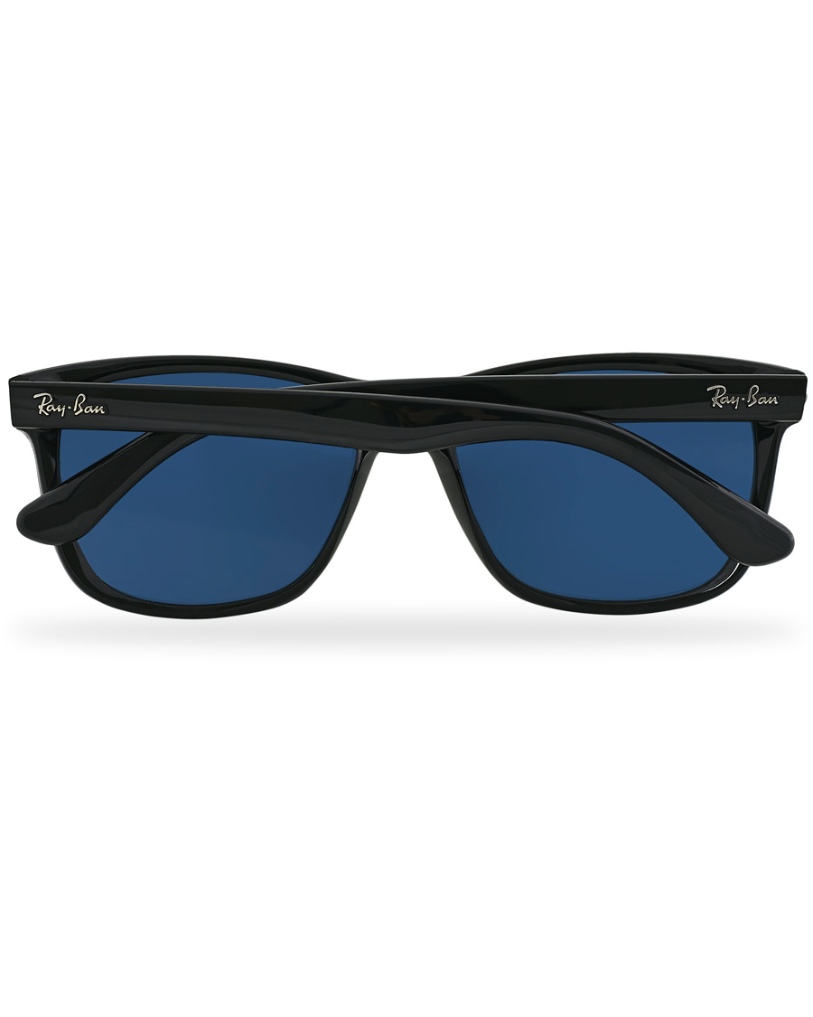 Herr | Ray-Ban RB4181 Sunglasses Shiny Black/Blue | Ray-Ban | RB4181 Sunglasses Shiny Black/Blue