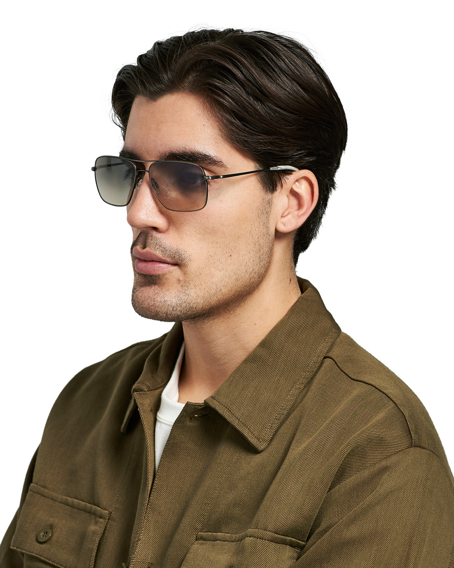 Herr |  | Oliver Peoples | Clifton Sunglasses Antique Pewter/Shale Gradient
