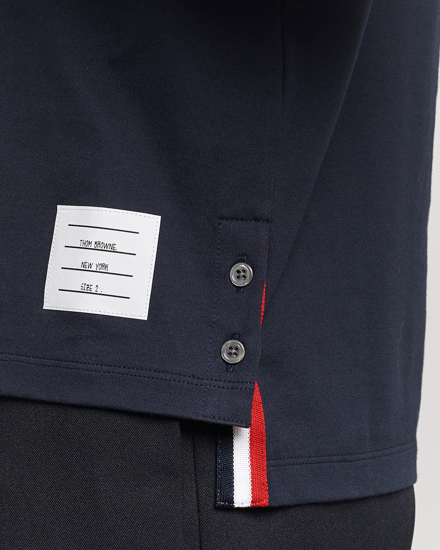 Herr | T-Shirts | Thom Browne | Short Sleeve Pocket T-Shirt Navy