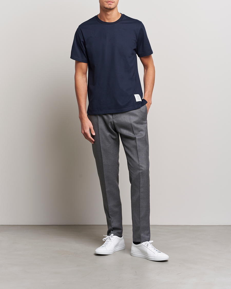 Herr | T-Shirts | Thom Browne | Relaxed Fit T-Shirt Navy