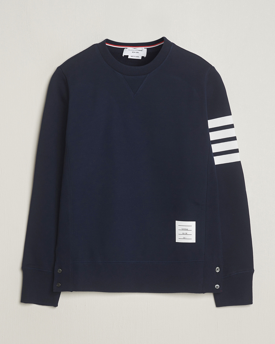 Herr | Tröjor | Thom Browne | 4 Bar Sweatshirt Navy