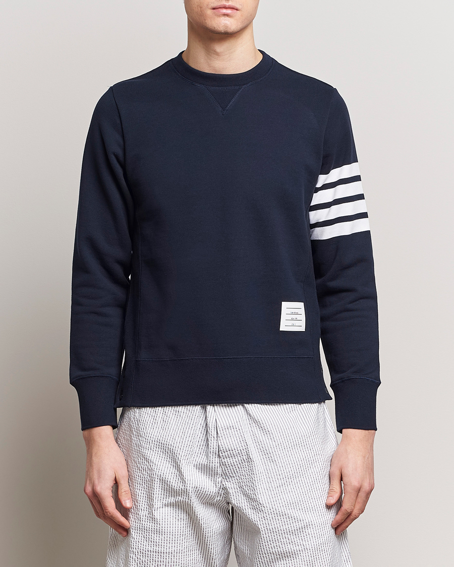 Herr | Kläder | Thom Browne | 4 Bar Sweatshirt Navy
