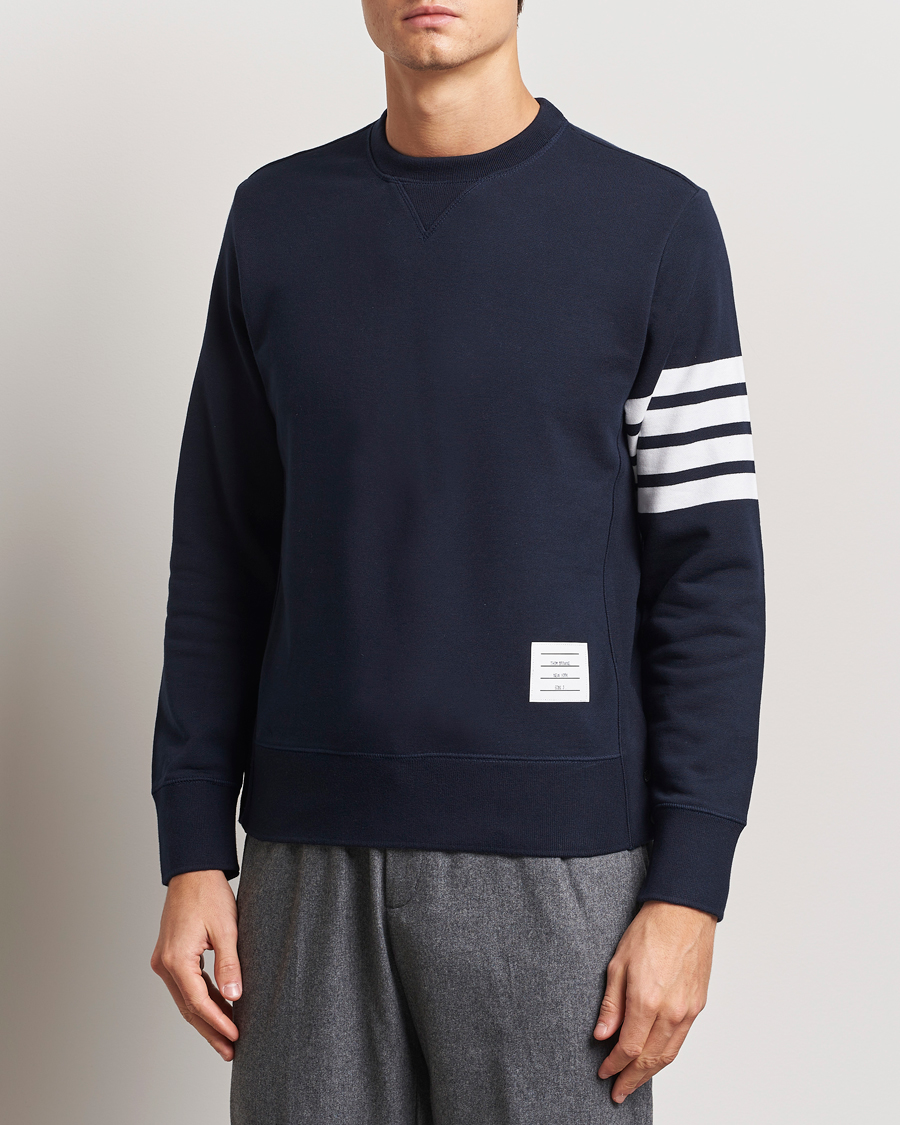 Herr | Tröjor | Thom Browne | 4 Bar Sweatshirt Navy